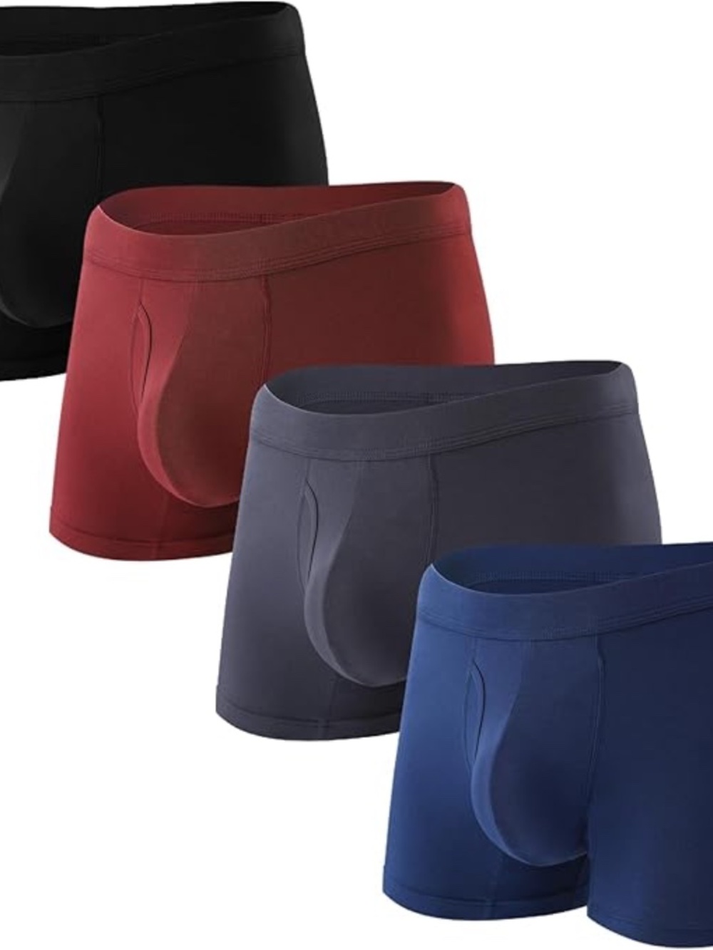 BAMBOO COOL 8 Pair NEW Mens Underwear Trunks NEW IN BOX! - Picture 3 of 7